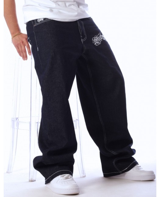 SouthSide Embroidery Baggy Jeans...