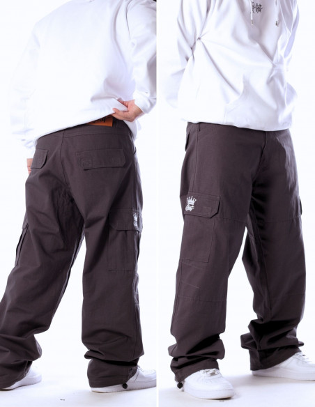 CPH X Baggy Cargo Pants Dark Grey by BSAT