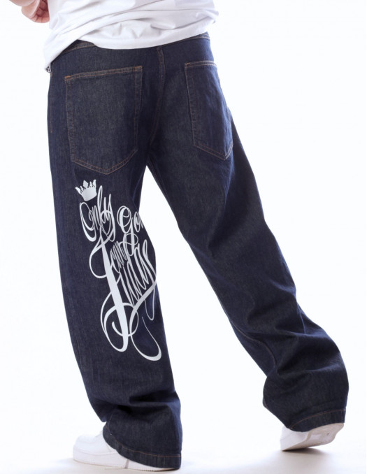 Only God Can Judge Jeans Indigo Blue...