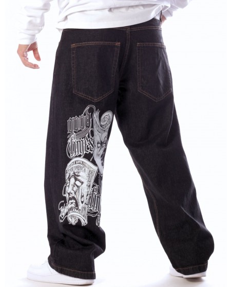 BSAT Good Times Sad Times Baggy Jeans Raw Black Limited Edition