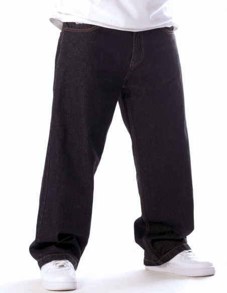 Good Times Sad Times Baggy Jeans Black by BSAT