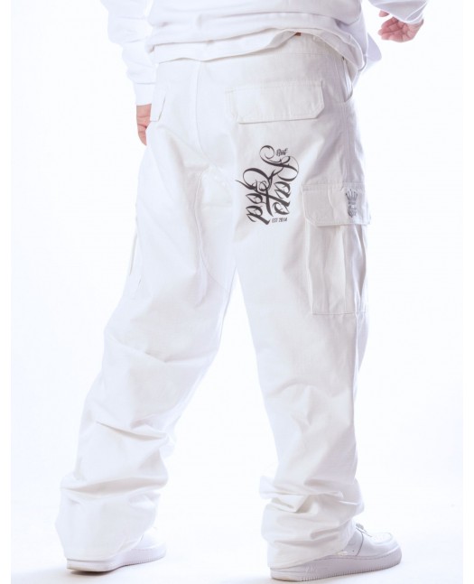 RAP GOD CPH X Baggy Cargo Pants White...