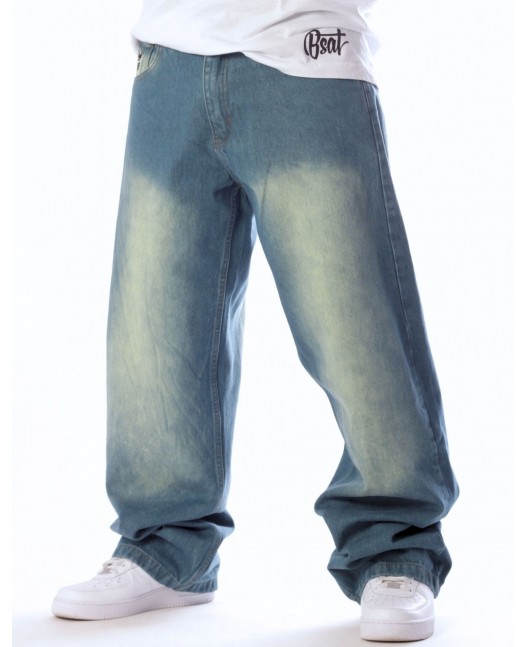 Stylewarz Baggy Jeans Blue Spray...