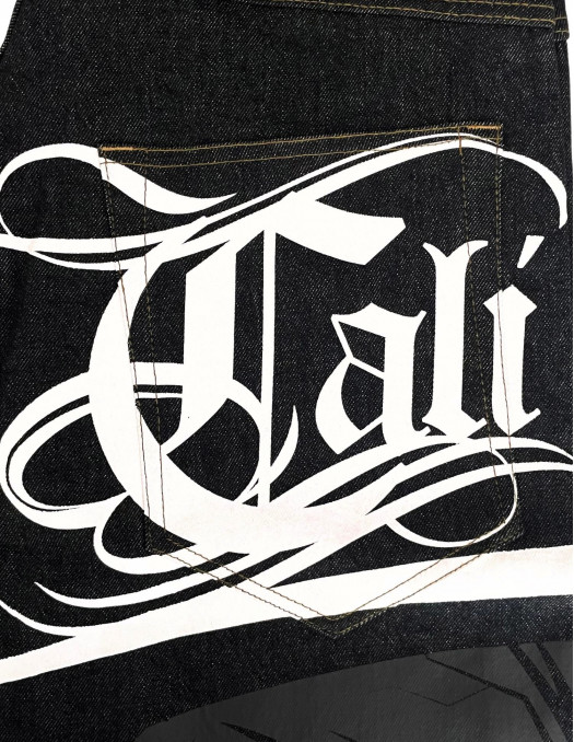 Cali Skull Grey Baggy by BSAT