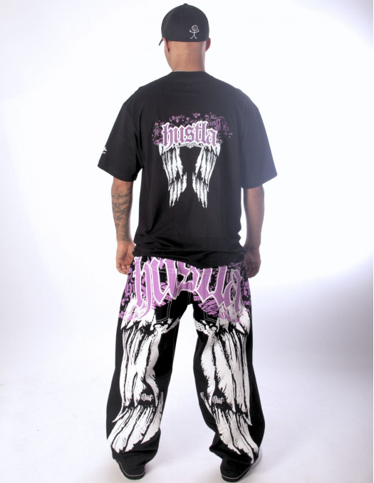 BSAT HUSTLA Royal Purple Baggy Jeans...