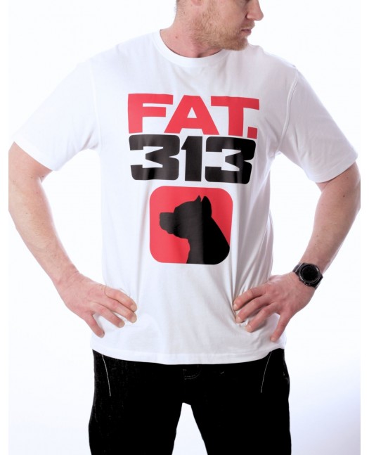 Master FAT King T-Shirt White by FAT313