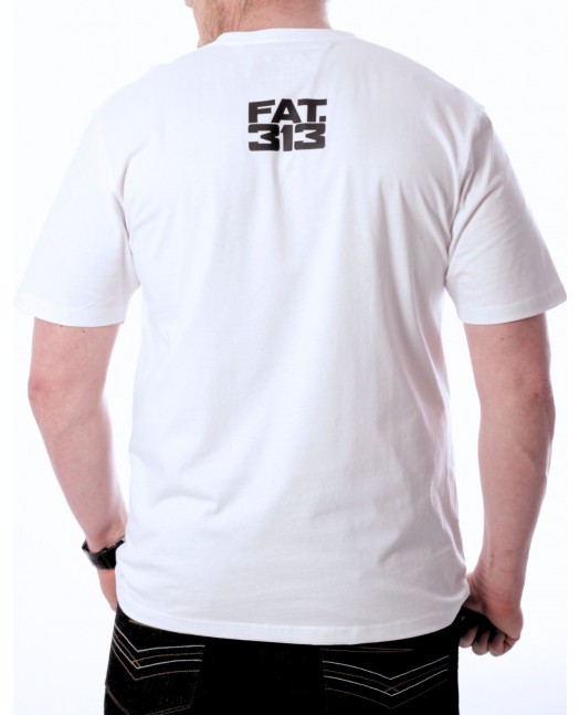 Master FAT King T-Shirt White by FAT313