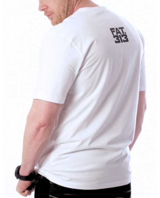 Master FAT King T-Shirt White by FAT313