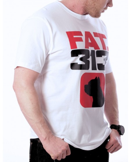 Master FAT King T-Shirt White by FAT313