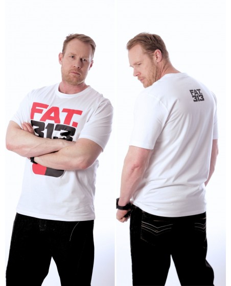 Master FAT King T-Shirt White by FAT313