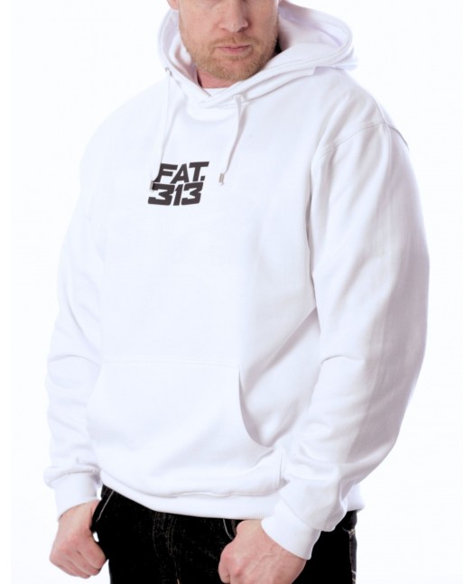 FAT313 Master King Hoodie White -...