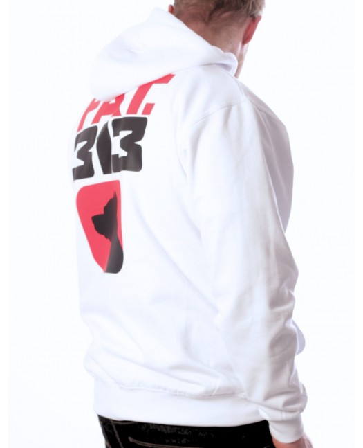 FAT313 Master King Hoodie White -...