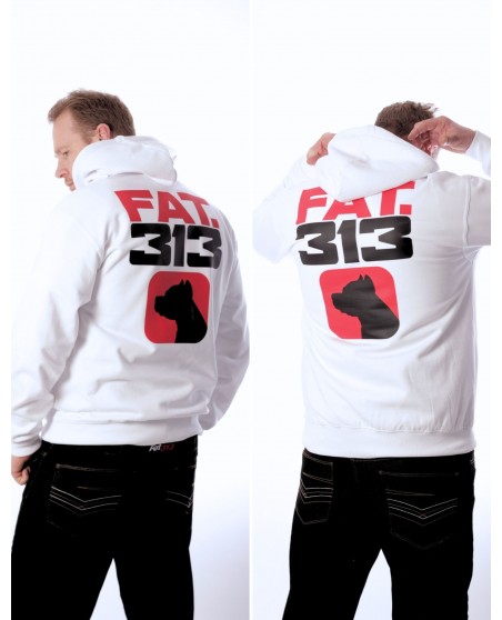 FAT313 Master King Hoodie White - limited edition