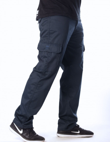 BSAT Combat Cargo Pants Regular Fit Navy Blue