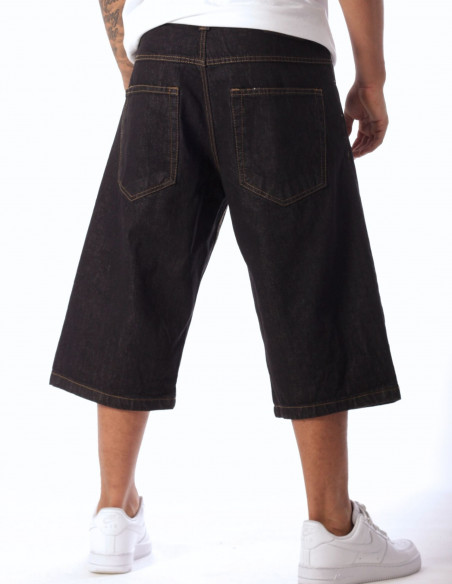 BSAT Baggy Jorts Denim Shorts Black