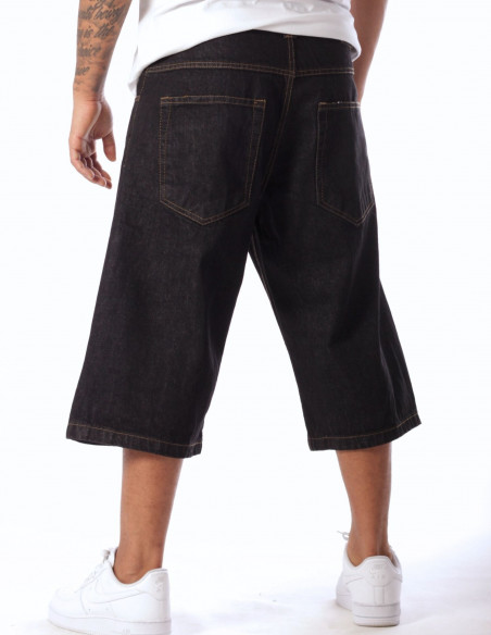 BSAT Baggy Jorts Denim Shorts Black
