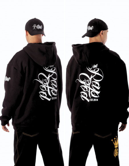 RAP GOD Baggy Hoodie BlackNWhite