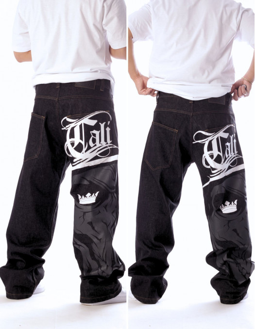 Cali Skull Grey Baggy by BSAT