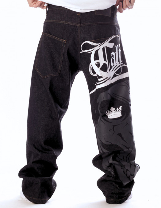 Cali Skull Grey Baggy by BSAT