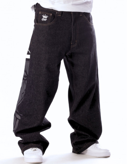 Cali Skull Grey Baggy by BSAT