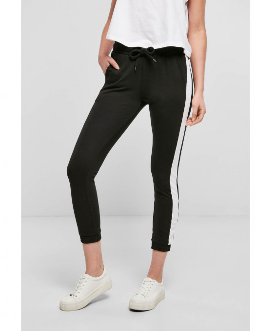 Striped Ladies Interlock Jogpants...