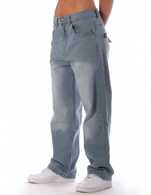 BSAT Bronx Baggy Jeans Sky Blue Washed