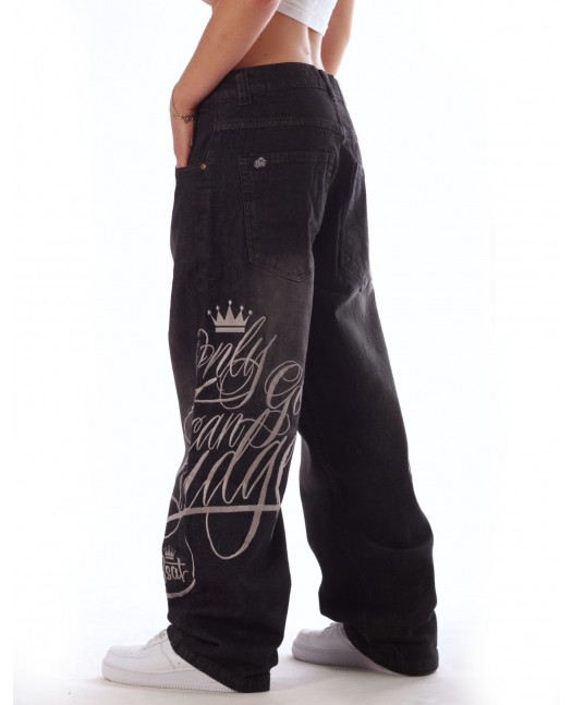 Only God Can Judge Embroidery Baggy...