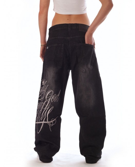 Only God Can Judge Embroidery Baggy...