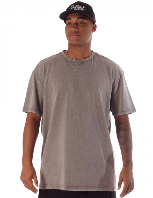 Baggy T-Shirt Acid Washed Asphalt