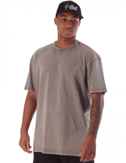 Baggy T-Shirt Acid Washed Asphalt
