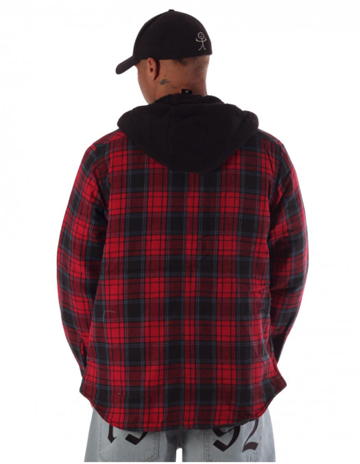 Checkered Thermal Jacket RedNNavy
