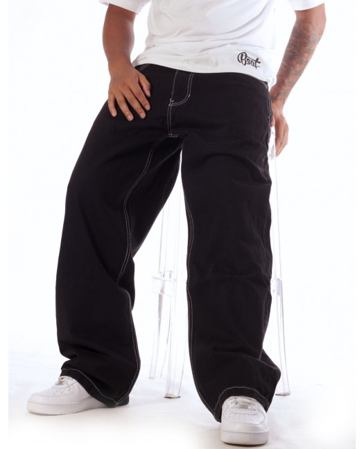 Southside Deep Black Cotton Twill...