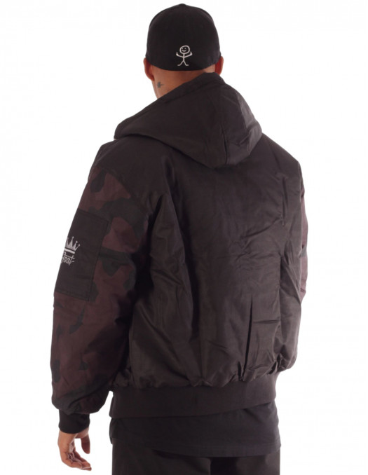 BSAT Bronx Winter Jacket Black/DarkCamo
