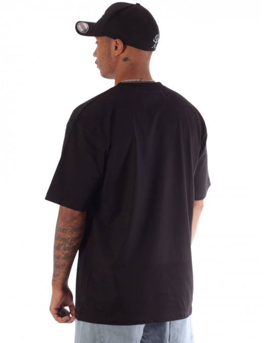 Stickman Skater Tee Baggy Black by BSAT