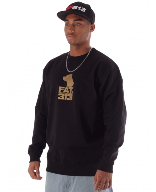 FAT313 The Yard Sweatshirt Black n...