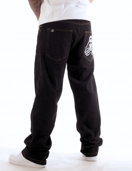 Hands of Skull BSAT Loose Jeans Black *LIMITED EDITION*