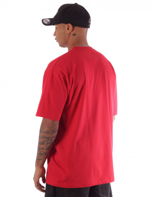 BSAT Westside T-Shirt Red Organic Cotton