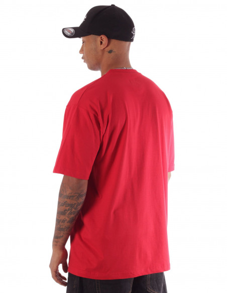 BSAT Westside T-Shirt Red Organic Cotton