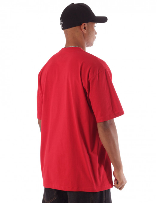 BSAT Westside T-Shirt Red Organic Cotton