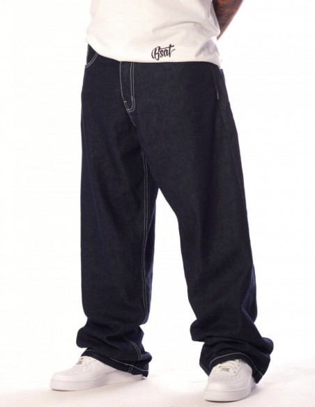 BSAT Stickman Baggy Jeans The Fingers Indigo Blue 1st Edition