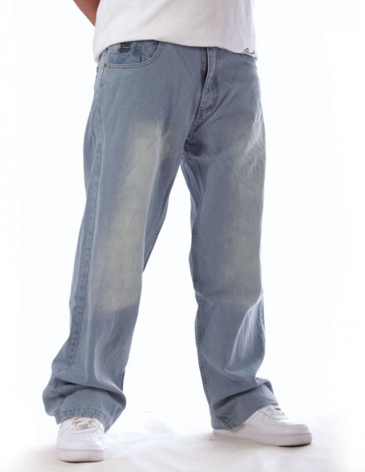 BSAT Bronx Baggy Jeans Sky Blue Washed