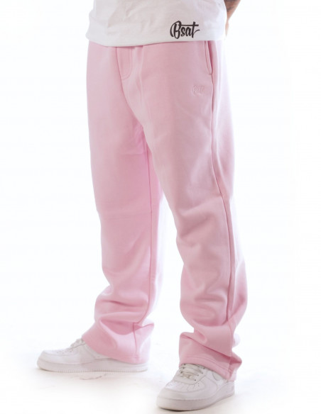 BSAT Bronx Baggy Sweatpants Ultra Soft Comfy Lounge Soft Pink