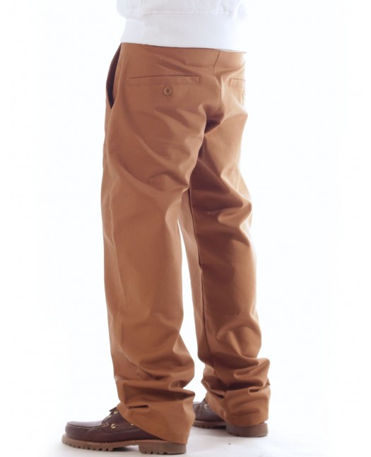 BSAT X-Loose Chino Pants Dark Khaki Dune