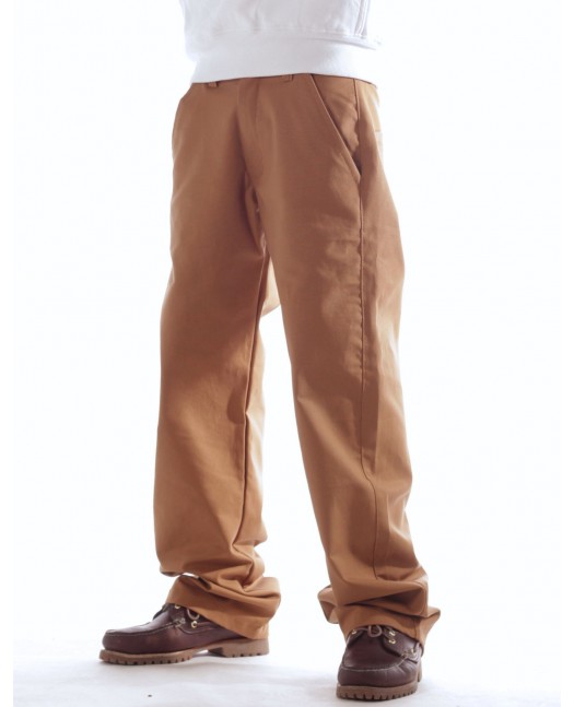 BSAT X-Loose Chino Pants Dark Khaki Dune
