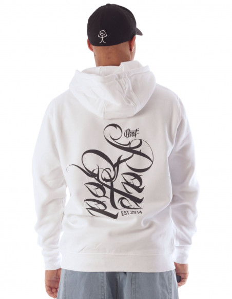 RAP GOD Hoodie White by BSAT