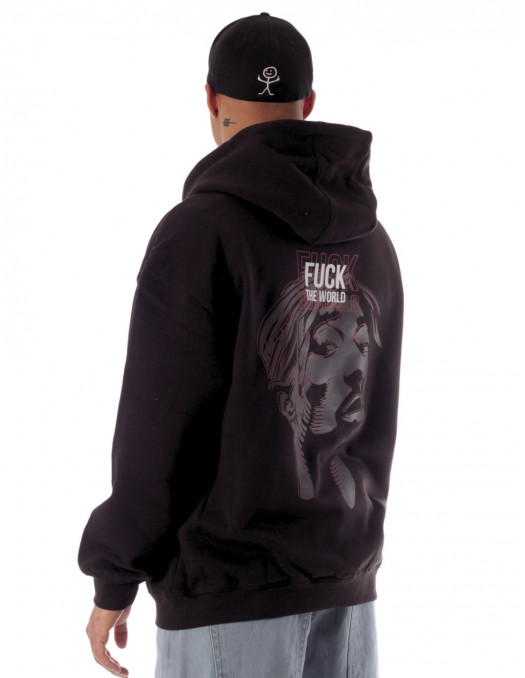 BSAT Tupac Hoodie Black