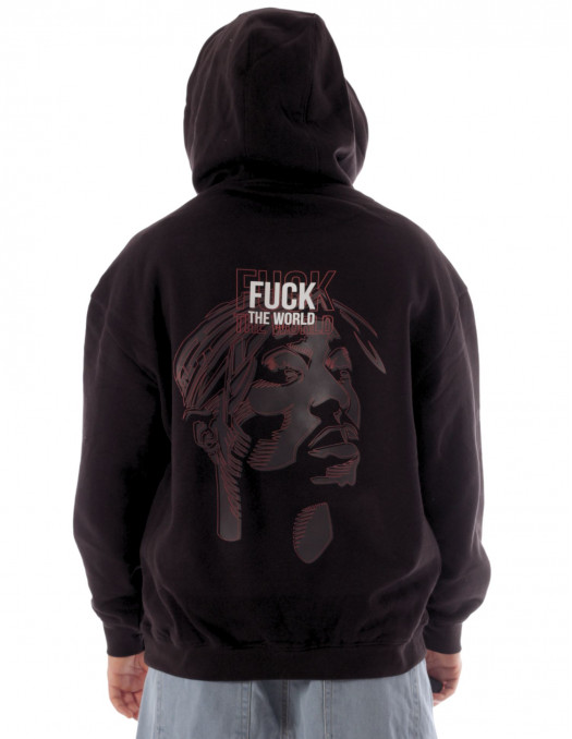 BSAT Tupac Hoodie Black