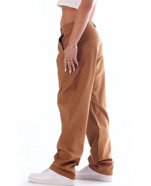 BSAT X-Loose Chino Pants Dark Khaki Dune