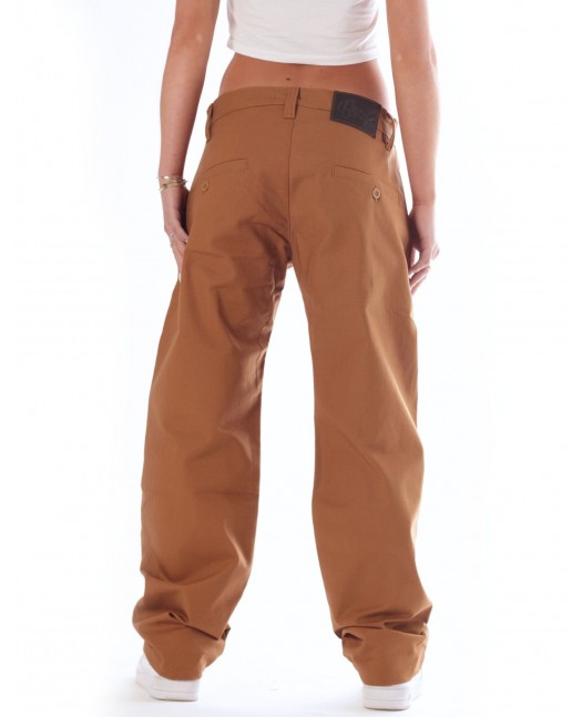 BSAT X-Loose Chino Pants Dark Khaki Dune