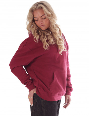 Baggy Hoodie All Burgundy